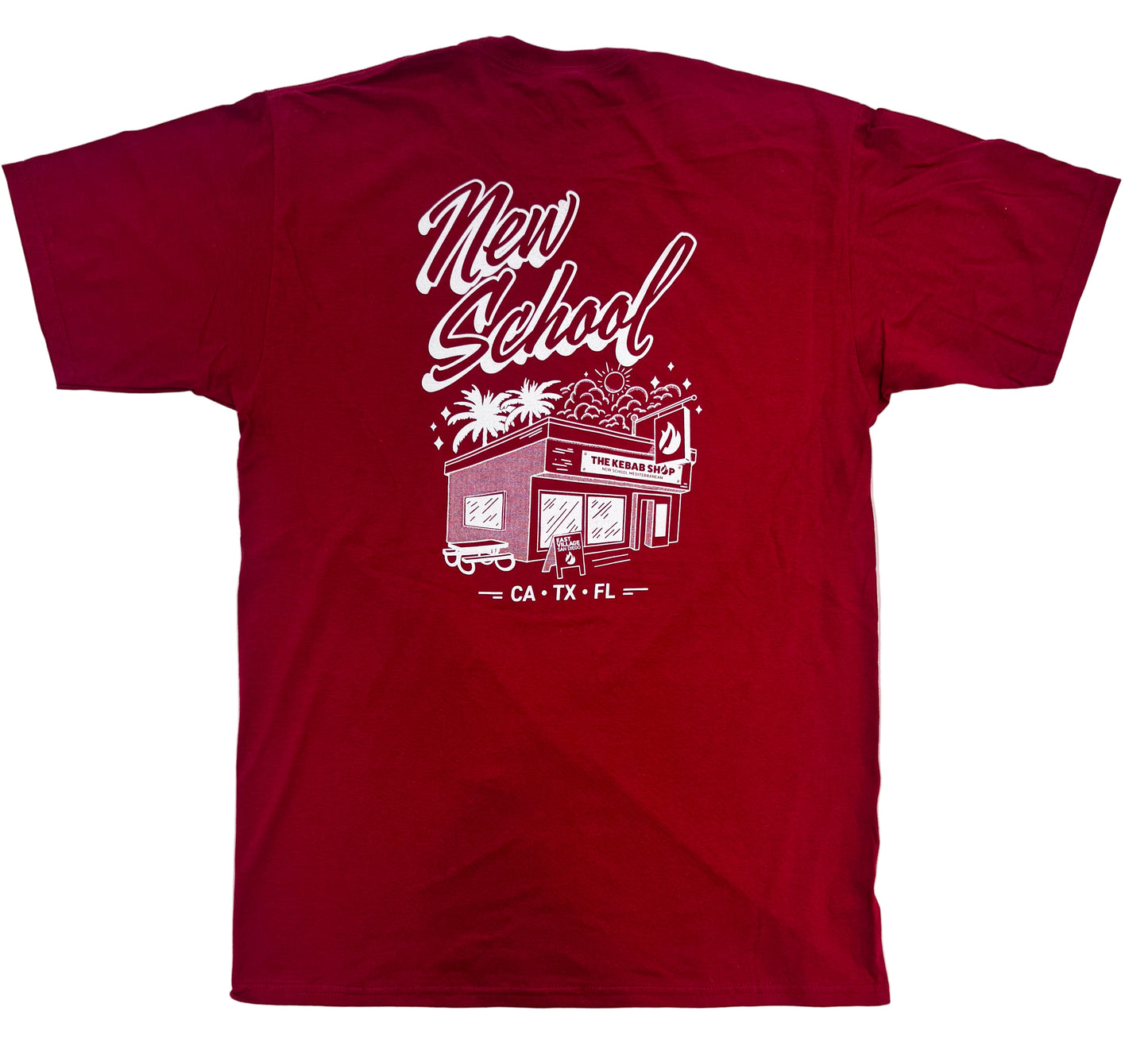 T-SHIRT Red Crew