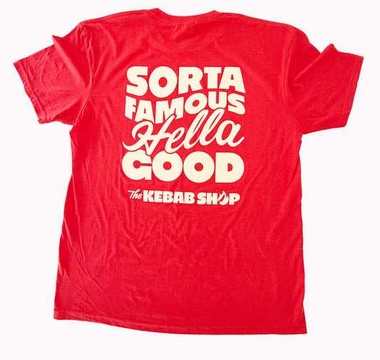 T-SHIRT RED MIST Crew