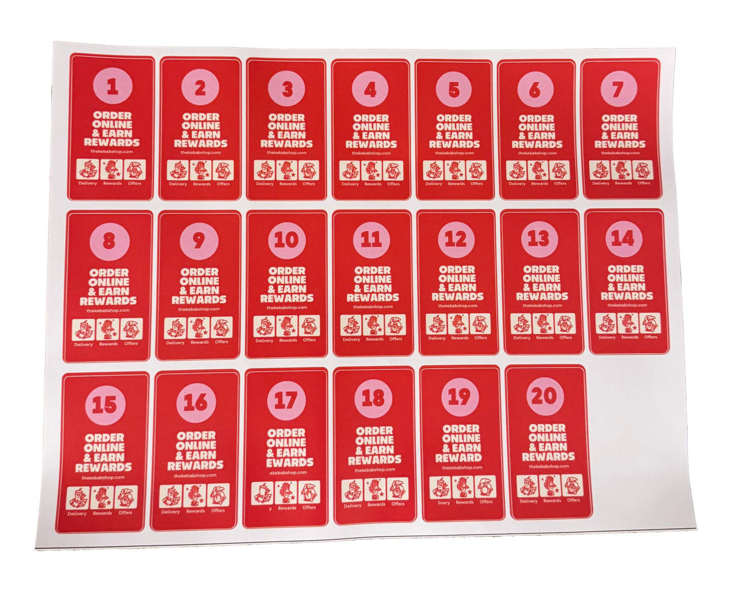 Pager 20 Stickers Set